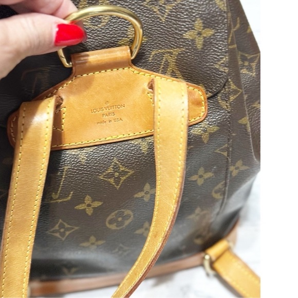 Louis Vuitton Monogram Monsieur MM Leather
Fabric Brown Backpack Purse - Picture 3 of 8